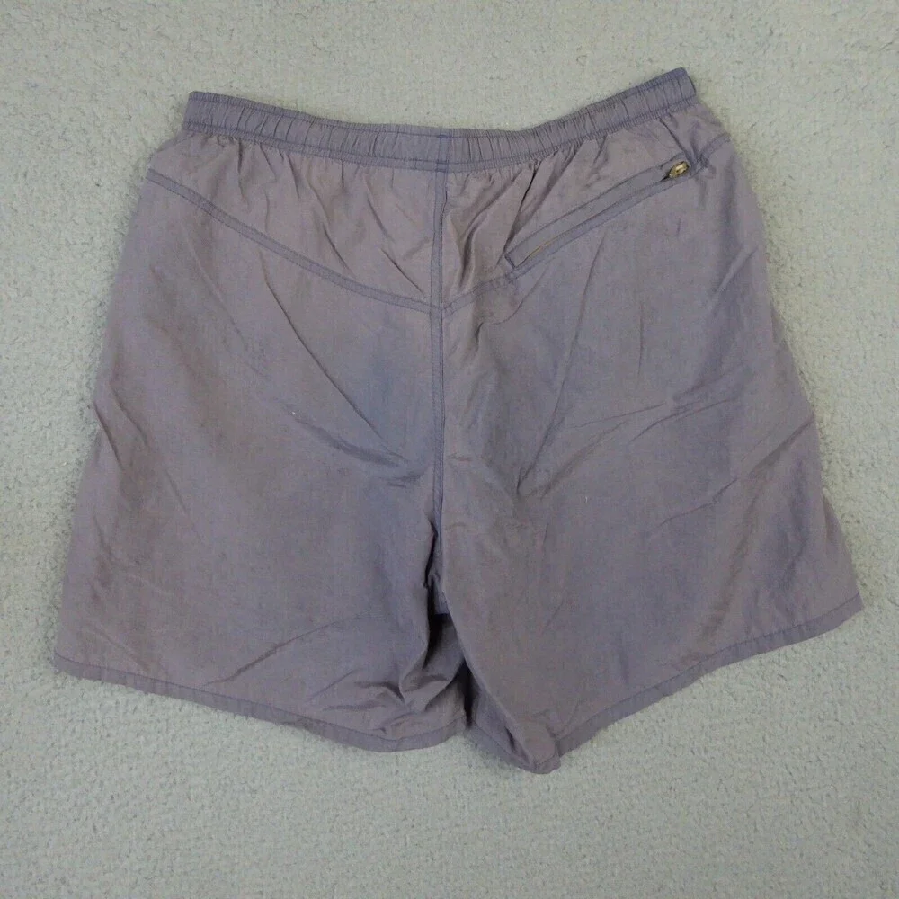 Vintage Speedo Swim Trunks Mens Large Blue Faded Lined Nylon Shorts 90s